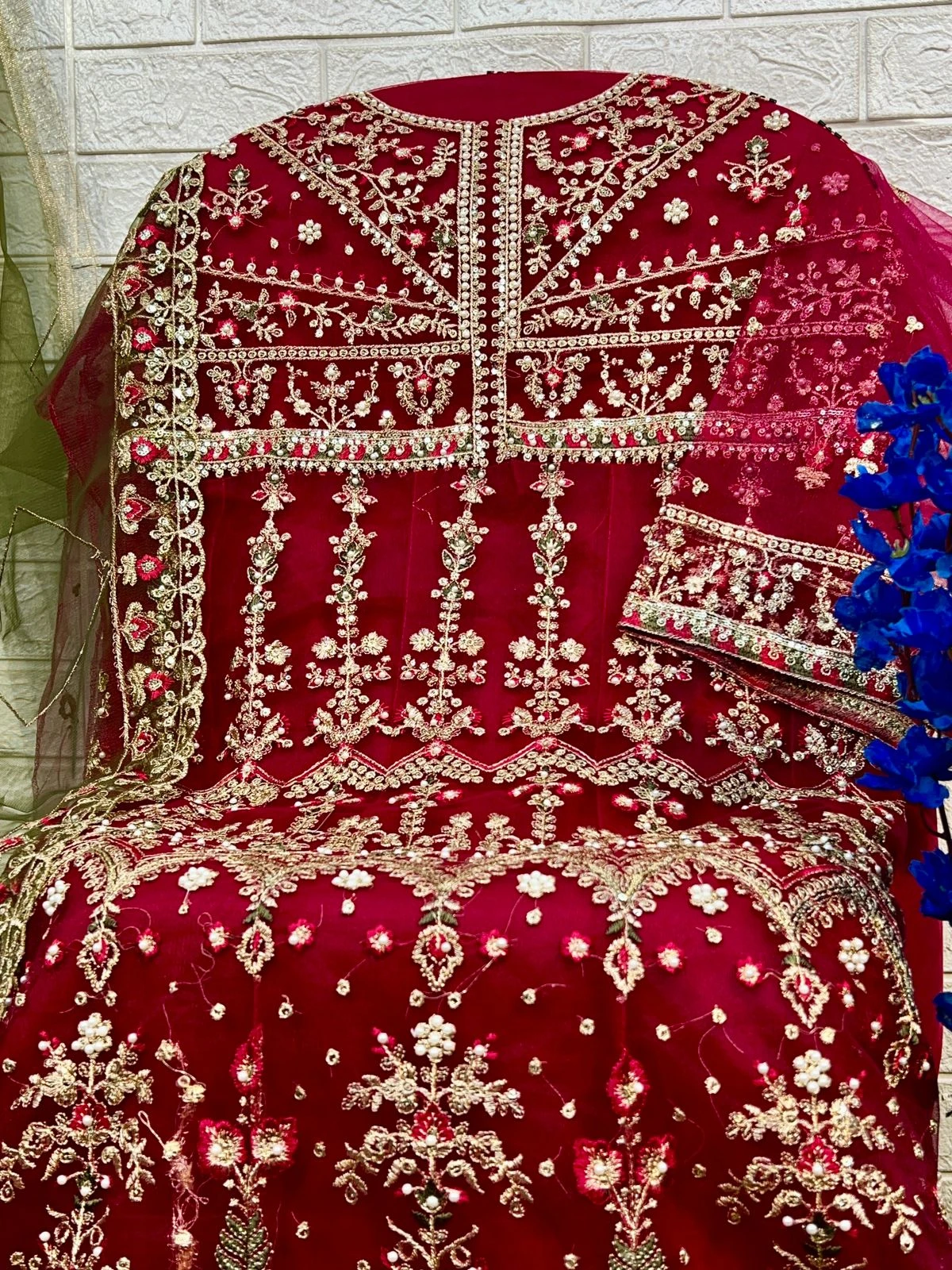Zaha Chantelle Vol 6 Butterfly Net Wholesale Pakistani Salwar Suit Catalog — Wholesale Pakistani Suits, MPA wholesale from Surat - Gallery Image 4